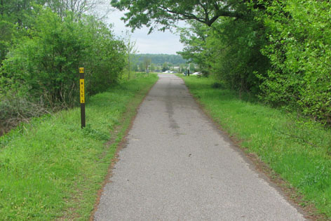 looking a tthe end of the trail