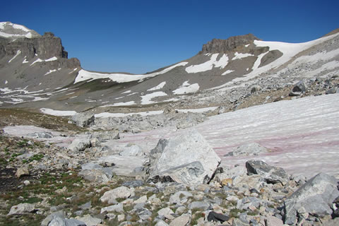Looking at Buck Mountain Pass