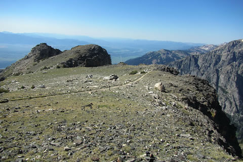 View of the Valley from near Static Divide
