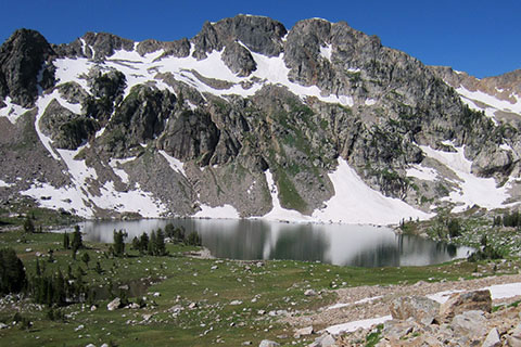 Lake solitude in the Upper Canyon