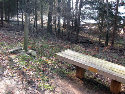 hlaf mile and bench