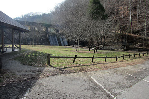 Spillway at the dam