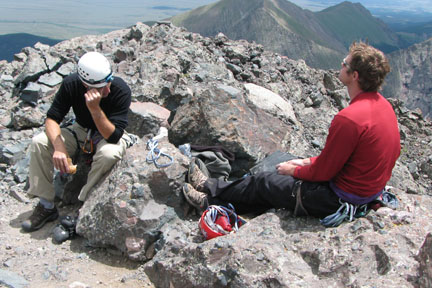needle crestone summit denver climbers