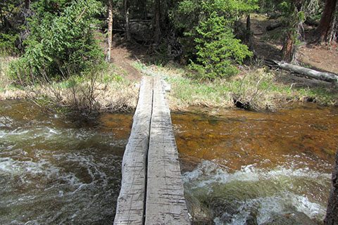 Footbridge over Cony Creek