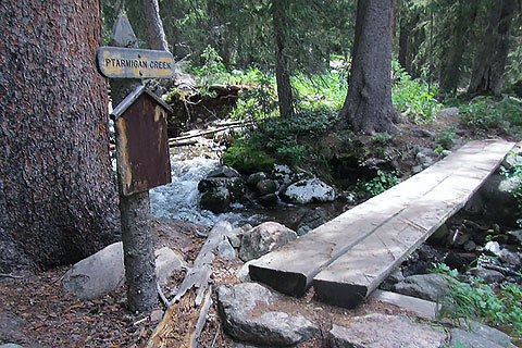 Ptarmigan Creek footbridge