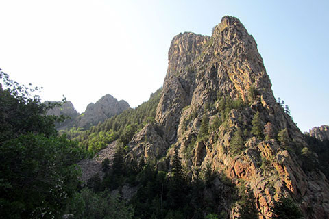 The Thumb rock formation